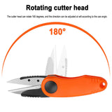 Maxbell Fishing Scissors Folded Fishing Line Scissors for Sewing Outing DIY Projects