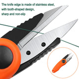 Maxbell Fishing Scissors Folded Fishing Line Scissors for Sewing Outing DIY Projects