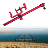 Maxbell Rod Baits Tray Holder Stable 2 in 1 Portable for Outdoors Activities Supplies Red