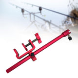 Maxbell Rod Baits Tray Holder Stable 2 in 1 Portable for Outdoors Activities Supplies Red