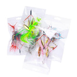 Maxbell 5Pcs Fishing Lures Spinnerbait Metal Fishing Tackle for Crappie Bass Walleye