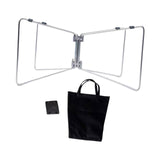 Maxbell Foldable Cooling Stand Sturdy Foldable Stand Rack for Luggage Travel Camping Silver