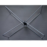 Maxbell Foldable Cooling Stand Sturdy Foldable Stand Rack for Luggage Travel Camping Silver