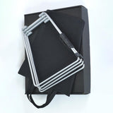 Maxbell Foldable Cooling Stand Sturdy Foldable Stand Rack for Luggage Travel Camping Silver