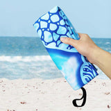 Maxbell Turtle Printed Beach Towel Stylish Bath Towel for Outdoor Travel Summer