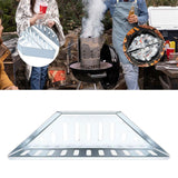 Maxbell Charcoal Basket Tools Multipurpose BBQ Burner Basket for Camping Lawn Garden