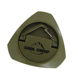 Maxbell Magnetic Hook for Canopy Camping Lantern Hanger Hook for BBQ Survival Hiking Green