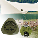 Maxbell Magnetic Hook for Canopy Camping Lantern Hanger Hook for BBQ Survival Hiking Green