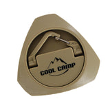Maxbell Magnetic Hook for Canopy Camping Lantern Hanger Hook for BBQ Survival Hiking Khaki