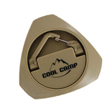 Maxbell Magnetic Hook for Canopy Camping Lantern Hanger Hook for BBQ Survival Hiking Khaki