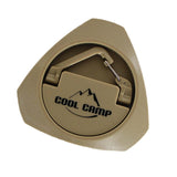 Maxbell Magnetic Hook for Canopy Camping Lantern Hanger Hook for BBQ Survival Hiking Khaki