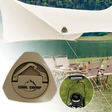 Maxbell Magnetic Hook for Canopy Camping Lantern Hanger Hook for BBQ Survival Hiking Khaki