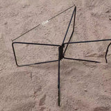 Maxbell Foldable Cooler Stand Sturdy Stable Suitcase Stand for Hiking Cooking Travel Black