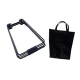 Maxbell Foldable Cooler Stand Sturdy Stable Suitcase Stand for Hiking Cooking Travel Black