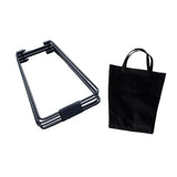 Maxbell Foldable Cooler Stand Sturdy Stable Suitcase Stand for Hiking Cooking Travel Black