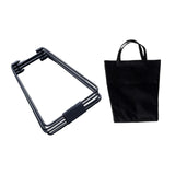 Maxbell Foldable Cooler Stand Sturdy Stable Suitcase Stand for Hiking Cooking Travel Black