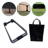 Maxbell Foldable Cooler Stand Sturdy Stable Suitcase Stand for Hiking Cooking Travel Black