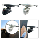 Maxbell Maxbell Skateboard Trucks Aluminium Alloy Sturdy Pad for Longboard Skateboard Lovers Black
