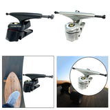 Maxbell Maxbell Skateboard Trucks Aluminium Alloy Sturdy Pad for Longboard Skateboard Lovers Black