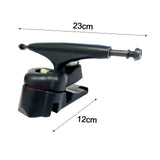 Maxbell Maxbell Skateboard Trucks Aluminium Alloy Sturdy Pad for Longboard Skateboard Lovers Black