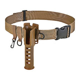 Maxbell Fishing Rod Holder Adjustable Wading Belt for Fishing Pole Casting Saltwater Khaki