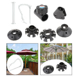 Maxbell Parasol Rocker Handle Screw Stable Umbrella Attachment for Yard Fishing Deck