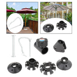 Maxbell Parasol Rocker Handle Screw Stable Umbrella Attachment for Yard Fishing Deck