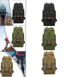 Maxbell Hiking Backpack Waterproof 130L Travel Bag Lightweight Multipurpose Rucksack Black