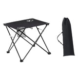 Maxbell Folding Camping Table Compact Outdoor Picnic Table for Backpacking Patio BBQ Black