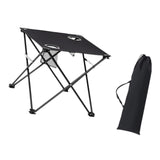 Maxbell Folding Camping Table Compact Outdoor Picnic Table for Backpacking Patio BBQ Black