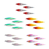 Maxbell 4x Fishing Lures Equipment Artificial Baits for Freshwater Reservoirs Salmon Red