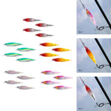 Maxbell 4x Fishing Lures Equipment Artificial Baits for Freshwater Reservoirs Salmon Red