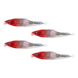 Maxbell 4x Fishing Lures Equipment Artificial Baits for Freshwater Reservoirs Salmon Red