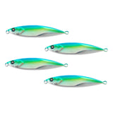 Maxbell 4x Fishing Lures Equipment Artificial Baits for Freshwater Reservoirs Salmon Green