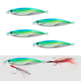 Maxbell 4x Fishing Lures Equipment Artificial Baits for Freshwater Reservoirs Salmon Green