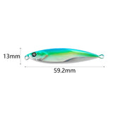 Maxbell 4x Fishing Lures Equipment Artificial Baits for Freshwater Reservoirs Salmon Green