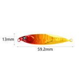 Maxbell Maxbell 4x Fishing Lures Equipment Artificial Baits for Freshwater Reservoirs Salmon Red and Yellow