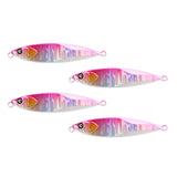 Maxbell 4x Fishing Lures Equipment Artificial Baits for Freshwater Reservoirs Salmon Pink