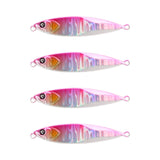Maxbell 4x Fishing Lures Equipment Artificial Baits for Freshwater Reservoirs Salmon Pink