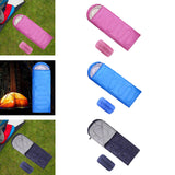 Maxbell Maxbell Envelope Sleeping Bag Portable Camping Sleeping Bag for Travel Spring Hiking Blue