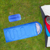 Maxbell Maxbell Envelope Sleeping Bag Portable Camping Sleeping Bag for Travel Spring Hiking Blue