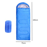 Maxbell Maxbell Envelope Sleeping Bag Portable Camping Sleeping Bag for Travel Spring Hiking Blue