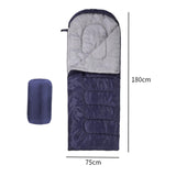 Maxbell Envelope Sleeping Bag Portable Camping Sleeping Bag for Travel Spring Hiking Navy