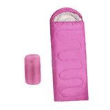 Maxbell Maxbell Envelope Sleeping Bag Portable Camping Sleeping Bag for Travel Spring Hiking Rose red