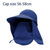 Maxbell Sun Hat with Removable Neck Flap Cover Fishing Hat for Summer Hiking Outdoor