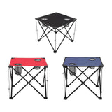 Maxbell Folding Table Compact Table Portable Iron for 2 People for Beach Camping BBQ black