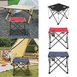 Maxbell Folding Table Compact Table Portable Iron for 2 People for Beach Camping BBQ black