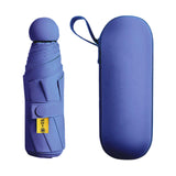 Maxbell Folding Umbrella Rain Protection Men Women Rain Umbrella for Outdoor Camping Purple