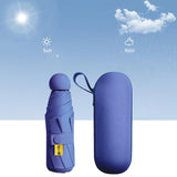 Maxbell Folding Umbrella Rain Protection Men Women Rain Umbrella for Outdoor Camping Purple