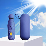 Maxbell Folding Umbrella Rain Protection Men Women Rain Umbrella for Outdoor Camping Purple